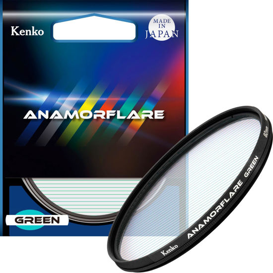 Picture of Kenko ANAMORFLARE Green φ82mm, Ray-Like Flare Effect Filter, Rotary Frame, Made in Japan, 549773