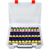 Picture of FULLCASE Flash Drive Case USB Memory Stick SD Card Storage Organizer- Holds 104pcs Thumb Drive Electronic Accessories Holder for Sandisk/for Samsung/for Inland/for PNY/for Netac (White)