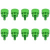 Picture of HELIFOUNER 10 Pieces 6-32 Thread, Green Color Anodized Aluminum Computer Case Thumbscrews, Thumb Screws for Computer Case/Cover/Power Supply/Hard Drives