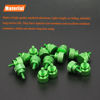 Picture of HELIFOUNER 10 Pieces 6-32 Thread, Green Color Anodized Aluminum Computer Case Thumbscrews, Thumb Screws for Computer Case/Cover/Power Supply/Hard Drives