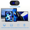 Picture of JiSiTeCai Metal Webcam Cover Slide[5 Pack Black], 0.022in Camera Cover for Laptop Computer, MacBook Pro/Air iMac iPad Tablet iPhone 16/15/14/13/12 Plus, Web Camera Blocker Protect Your Privacy