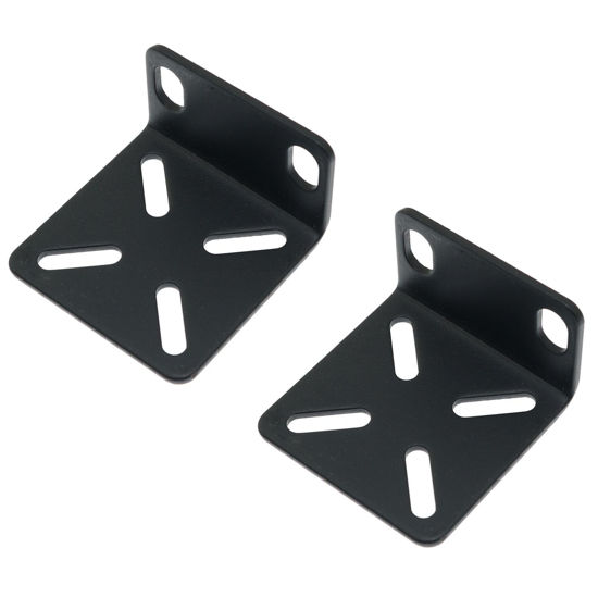 Picture of Maxmoral 2pcs Adjustable Rack Ears Rack Mount Kit for 17.3 inch Wide Switches