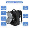 Picture of coofay Large Travel Backpack For Women Men Airline Approved Carry On Flight Luggage Waterproof Sports Casual Daypack Small For Hiking Black