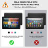 Picture of Clear Case for New Amazon Fire HD 8 & 8 Plus Tablet 8"(2024 release/2022-12th Generation), JvKzaen Clear Soft Flexible TPU Back Cover Shell for Amazon Fire HD 8 & Fire HD 8 Plus Tablet Transparent