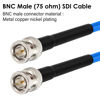 Picture of XRDS -RF 2FT SDI Cable BNC Cable, 3G/6G SDI Cable BNC Digital Video Cable 75 Ohm RG59 BNC Male Cable for 3G/6G HD SDI Camera Monitor Video Recorder SDI to HDMI Converter Splitter Security Camera