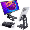 Picture of Kado Aluminum Alloy Tablet Stand for Portable Monitor, Foldable iPad Stand Holder Adjustable, Computer Office Desk Accessories for Kindle, Switch, iPad Pro/Air/Mini, iPhone Pro/Max/Plus