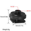 Picture of LUORNG 2PCS Hot Shoe Adapter 3/8 Male to 1/4 Female Single Layer Hot Shoe Bracket Extension Screw Flash Stand Tripod Phone Holder Photography Tripod Plate Converter for Video Lights Monitors
