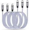 Picture of USB C Cable,for iPhone 16 15 Pro Max Fast Charger Cord braided USB C to USB C Cable 60W 6ft 3Pack Data Sync Type C Cable for iPhone 15 16 Plus/iPad Mini 6,Pro 12.9/MacBook Pro/Air 4/5/Galaxy S24/23/22