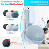 Picture of ZUOLACO Wall Mount Holder for Echo Dot 5th Generation, Outlet Hanger Stand for Echo Dot (5th & 4th Gen), Space-Saving Dot Accessories with Built-in Cable Management, Hide Messy Wires, Cloud Blue