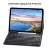 Picture of Keyboard Case for iPad 10th Gen 10.9'' 2022, iPad 10th Generation Case with Keyboard 10.9 inch, Smart Folio Cover with Pencil Holder, Slim Rechargeable Magnetic Bluetooth Keyboard Detachable (Black)