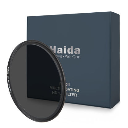 Picture of Haida ND1.8 (64x) Filter for Camera 6-Stop Slim Pro II Optical Glass Multi-Coated Waterproof Scratch Resistant Neutral Density SLR Photographic Filter (58mm)