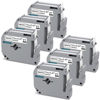 Picture of 6 X Compatible with M-K231s Brother Label Tape 12mm 0.47, Replacement for Brother P Touch M Tape M-K231 MK231 Label Maker Refills Black on White for Brother Ptouch PT-M95 PT-70BM PT65 PT-90 PT-85 45