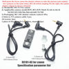 Picture of RC101-N3 Camera Shutter Remote Control for Canon R5 R5C 5D4 5D3 6d2 1/4 Screw Fixing Small Release Button Handle Two Cameras in sync Release Button
