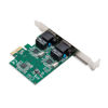 Picture of Syba Dual Port Gigabit Ethernet PCI Express 2.1 PCI-E x1 Network Adapter Card (NIC) 10/100/1000 Mbps Card with Realtek RTL8111 Chipset, 2 Port (SD-PEX24041)