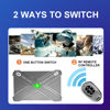 Picture of hdmi 2.1 Switch with 8K @60HZ and 4K@120HZ Splitter, Bidirectional Switcher 3 in 1 Out & 1 in 3 Out, Manual Splitter Supports HD Compatible with Xbox PS5/4/3 Blu-Ray Player and TV,Fire Stick Roku