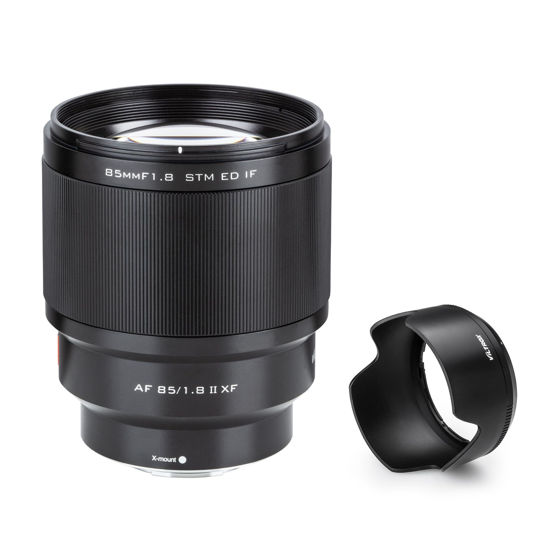 Picture of VILTROX AF 85mm F1.8 XF Prime Lens Auto Focus Medium Telephoto Portrait Lens Compatible with Fuji X Mount Camera X-T3 X-T2 X-T30 X-T20 X-T10 X-T100 X-PRO2 Black
