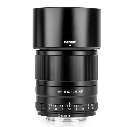 Picture of Viltrox AF 56mm f/1.4 XF STM APS-C Frame Auto Focus Standard Prime Lens for Fuji Fujifilm X-Mount Mirrorless Digital Camera X-A7 X-E3/4 X-H1 X-PRO2/3 X-T2/3/4 X-T20/30 X-T30II X-T200 X-S10(Black)
