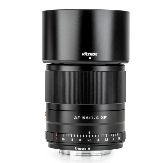 Picture of Viltrox AF 56mm f/1.4 XF STM APS-C Frame Auto Focus Standard Prime Lens for Fuji Fujifilm X-Mount Mirrorless Digital Camera X-A7 X-E3/4 X-H1 X-PRO2/3 X-T2/3/4 X-T20/30 X-T30II X-T200 X-S10(Black)