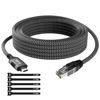 Picture of USB C to Ethernet Cable 2FT, Type C to RJ45 Cord, Directly Connected, Gigabit LAN Network, Thunderbolt 3/4 Compatible, for MacBook Pro/Air, iPad Pro, iPhone 15 Series, Galaxy, Smartphone, Laptop, PC