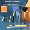 Picture of Keyboard Brush, Small Cleaning Brush, Portable Nylon Anti-Static Brush, Electronic Computer Keyboard and Laptop Cleaning Brush, Sewing Machine, Cleaning Brush Kit, 10Pcs