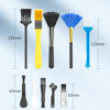 Picture of Keyboard Brush, Small Cleaning Brush, Portable Nylon Anti-Static Brush, Electronic Computer Keyboard and Laptop Cleaning Brush, Sewing Machine, Cleaning Brush Kit, 10Pcs