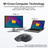 Picture of Rapoo MT760 Multi-Device Wireless Mouse, Bluetooth 5.0 and 2.4G Multi-Mode Connection, Up to 4 Devices, 11 Programmable Buttons, 4K DPI, 90 Days Battery Life, PC, Matte Black