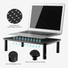 Picture of LOTEYIKE Monitor Riser Desktop Stand, Flat Screen TV Monitor Stand Riser, Sturdy Metal Laptop Computer Monitor Stand Shelf for Printer, iMac, 3 Height Adjustable PC Stand with Mesh Platform