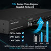 Picture of 8 Port 10Gb RJ45 Web Managed Network Ethernet Switch 8 x 10G Base-T Port | Multi-Gig 10G-5G-2.5G-1G | Rack Mount | Built-in Fan | 160G Bandwidth | 10Gbps for 10G NAS, PC, WiFi7 Router, 10G Adapter/NIC