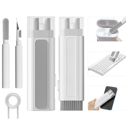 Picture of 6 in 1 Cleaner Kit for Airpods, Keyboard Cleaner, Phone Cleaning Kit,Keyboard Cleaning Kit for Laptop, Multifunctional Electronics Cleaning Tool for AirPod pro, Keyboard, Earphone, Smartphone, Tablet