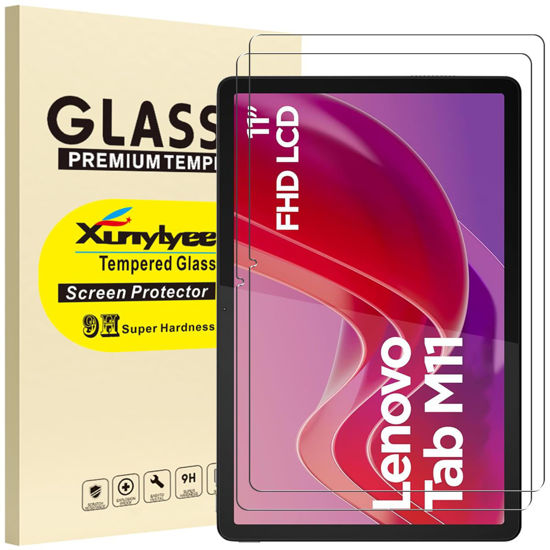 Picture of XunyLyee 2-Pack, Screen Protector for Lenovo Tab M11/ Tab K11 LTE 2024 11 inch Tempered Glass Film