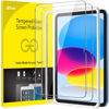Picture of JETech Screen Protector for iPad 10 (10.9-Inch, 2022 Model, 10th Generation) with Easy Installation Frame, Tempered Glass Film, HD Clear, 2-Pack