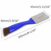 Picture of yueton Double Ended Portable Cleaning Brush Mini Hand Held Magic Brush Duster for House, Car, Office (Blue)