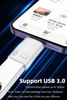 Picture of AreMe 2 Pack USB C and USB 3.0 OTG Adapter for iPhone/iPad, Support Connect Card Reader, U Disk, USB Flash Drive, Keyboard, Mouse, Lavalier Microphone, Digital Headphone