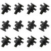 Picture of XZW- 3.5Inch Mechanical Hard Disk Shock Absorber Screws Hard Disk Drive Screws Shock Absorber Rubber Washer Kit (Black) 12 Sets