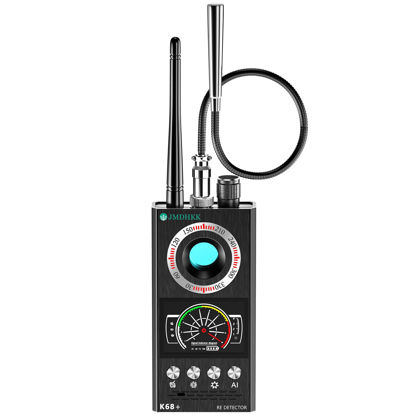 Picture of JMDHKK Hidden Camera Detector, Magnetic Trackers Detector, Bug Detector Listening Device Camera Finder for Hotel, Hotels, Home, Office, Car (Black)