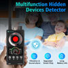 Picture of JMDHKK Hidden Camera Detector, Magnetic Trackers Detector, Bug Detector Listening Device Camera Finder for Hotel, Hotels, Home, Office, Car (Black)