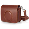 Picture of Phetium Protective Case Compatible with Fujifilm Instax Mini EVO Hybrid Instant Camera-PU Leather Bag with Adjustable Shoulder Strap (Brown-I)