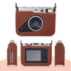 Picture of Phetium Protective Case Compatible with Fujifilm Instax Mini EVO Hybrid Instant Camera-PU Leather Bag with Adjustable Shoulder Strap (Brown-I)