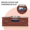Picture of Phetium Protective Case Compatible with Fujifilm Instax Mini EVO Hybrid Instant Camera-PU Leather Bag with Adjustable Shoulder Strap (Brown-I)