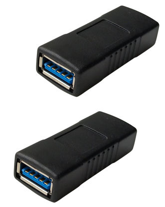 Picture of USB 3.0 Female to Female Extension Connector Adapter (2 Pack)