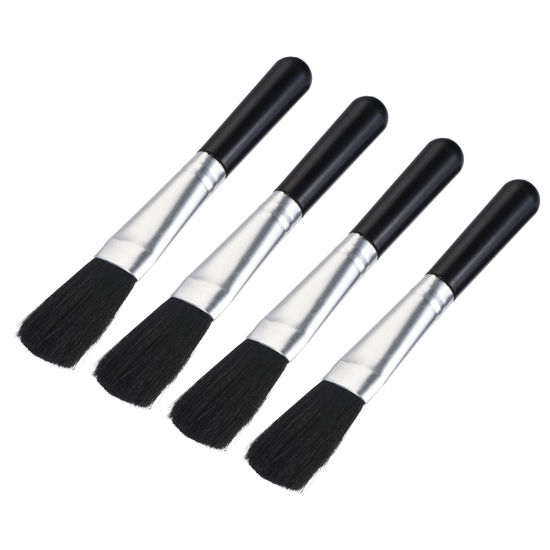 Picture of MECCANIXITY Computer Cleaning Brush Tools Soft Bristle with 4.7 Inch Plastic Handle for Keyboard, Camera Lens, Electronics, Home, Office, 4 Pack