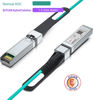 Picture of Elfcam® - 1m/3.28ft Active Optical Cable AOC OM3 SFP+ to SFP+ 10Gbps, Compatible with SFP-10G-AOC, 1 Meter