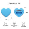 Picture of Alsukeay AirTag Holder for Kids, 4 Pack Silicone GPS Tracker Case with Safety Pins for Children, Elderly, Backpack, Luggage, Hidden Inside Clothes (White/Blue/Pink/Purple)