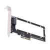 Picture of NFHK PCI-E 4.0 4X Host Adapter to NVMe Ruler 1U GEN-Z EDSFF 9.5mm 15mm 25mm Thickness Short SSD E1.S with Heat Sink PM9A3 PM9D3 P5801X Carrier Adapter