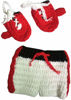 Picture of Newborn Photography Prop Infant Baby Boxing Gloves Pant Crochet Costume Knitted Shoot Outfits Knitted for 6-12 Months Baby Boy