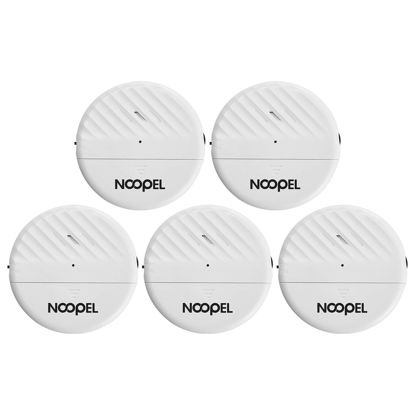 Picture of Glass Break Sensor 5 Pack, 125DB Loud Window Alarm Vibration Sensors, Burglar Intruder Entry Alert for Indoor Home Office Security