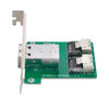 Picture of NFHK Dual Ports Mini SAS HD SFF-8644 to Internal Mini SAS SFF-8087 PCBA Female Adapter with Low Profile Bracket