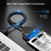 Picture of VCOM SATA to USB Adapter Cable for 2.5 inch SSD and HDD, USB 3.0 to SATA III Hard Driver Adapter,Support UASP SATA to USB Cable SATA Adapter Cable USB to SATA Adapter HDD to USB SSD Sata Cable-Black