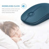 Picture of VssoPlor Wireless Mouse, 2.4G Slim Portable Computer Mice with Nano Receiver for Notebook, PC, Laptop, Computer (Sapphire Blue)