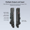 Picture of SmallRig V Mount Battery Adapter Plate with PD 65W USB-C Quick Charger, QC protocol USB-A, D-TAP, 8V & 12V DC Port, 15 mm Rod Clamp and Light Indicator, for Camera, Monitor, Transmitter, Phone - 3203B